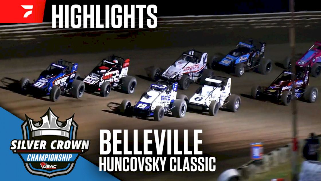 Highlights: USAC Silver Crown at Belleville High Banks