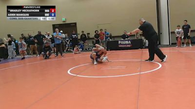 100 lbs Cons. Sub-quarters - Bradley Heckathorn, Bad Karma vs Aiden Maniquis, Dragon RTC