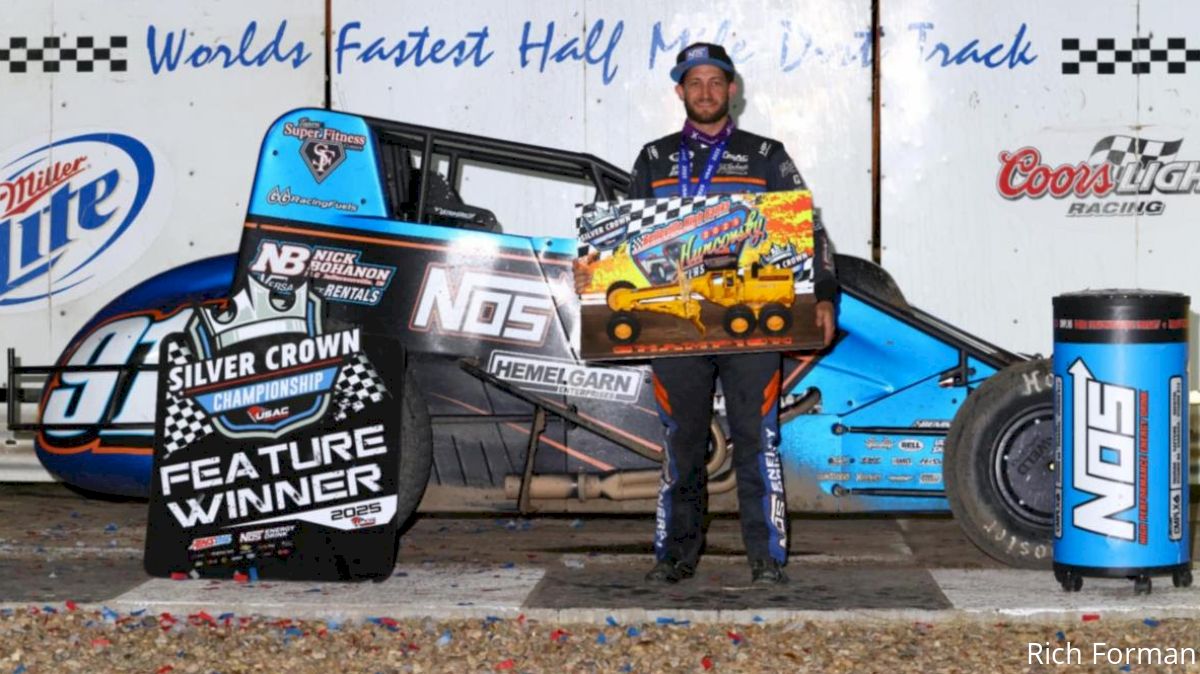 USAC Silver Crown Series At Belleville High Banks Results