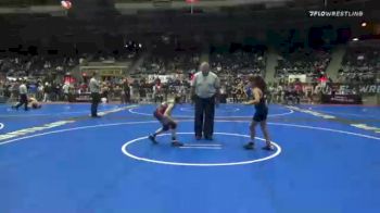 91 lbs Quarterfinal - Kaia Herndon, Okc Saints vs Caley Graber, Summit Wrestling Academy