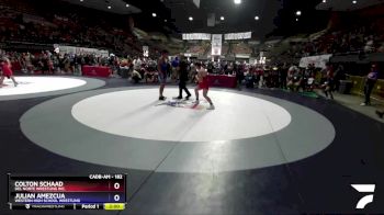 182 lbs Quarterfinal - Colton Schaad, Del Norte Wrestling Inc. vs Julian Amezcua, Western High School Wrestling