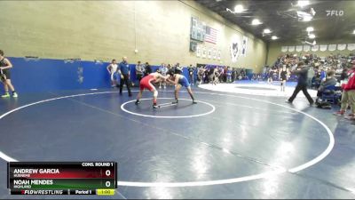 150 lbs Cons. Round 1 - Noah Mendes, Highland vs Andrew Garcia, Hueneme