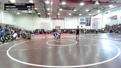 126 lbs Round Of 16 - Max Blake, Suffield/Windsor Locks vs Seth Christie, Griswold/Wheeler