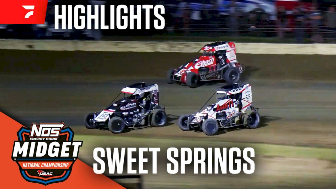 Highlights: USAC Midgets at Sweet Springs