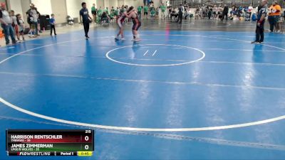 215 lbs Finals (8 Team) - Harrison Rentschler, TMBWWG vs James Zimmerman, LPGE/B Wolves