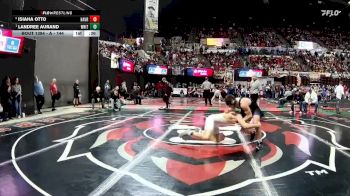 A - 144 lbs 3rd Place Match - Landree Aurand, Whitefish vs Isiaha Otto, Havre