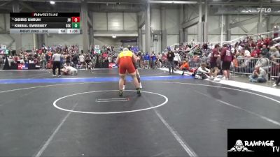 250 lbs Semifinal - Kimbal Sweeney, De Soto Kids vs Osiris Unruh, Jeff West