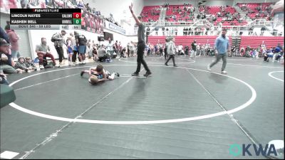 58 lbs Consi Of 8 #2 - Lincoln Hayes, Carl Albert vs Kashen Bell, Division Bell Wrestling