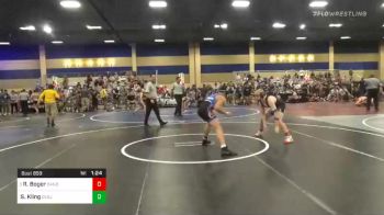 Match - Riggin Boger, Sanderson Wrestling Academy vs Sonny Kling, Cvbjj