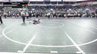 100 lbs Quarterfinal - Rocklan Kurzinsky, Wave Wrestling Club vs Cru Foster, Legion Of Doom