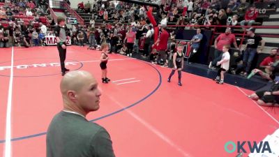 43 lbs Consi Of 8 #1 - Braxson Bas, Topeka Blue Thunder vs Clayton Brady, Barnsdall Youth Wrestling