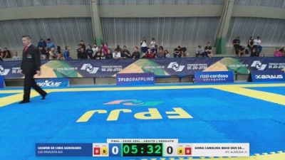 ANNA CAROLINA MAIO DOS SANTOS vs IASMIM DE LIMA SABONARO 2026 FPJJ Circuito Paulista NO GI Etapa 3