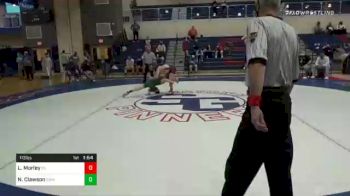 113 lbs Quarterfinal - Luke Morley, Conestoga Valley vs Noah Clawson, Carlisle