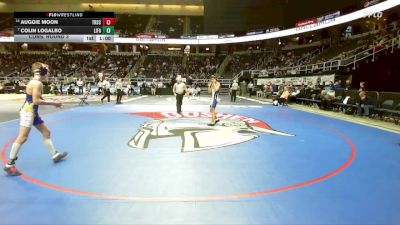 II-116 lbs Cons. Round 3 - Auggie Moon, Trinity School vs Colin Logalbo, Little Falls