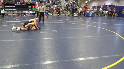 108 lbs Consy 5 - Chris Wolf, Centurion vs Owen Brown, Kiski Area