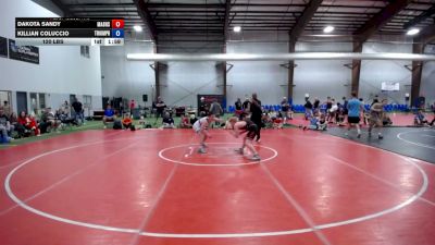 120 lbs Final - Dakota Sandy, Mat Assassins Black - HS vs Killian Coluccio, Triumph Blue - HS
