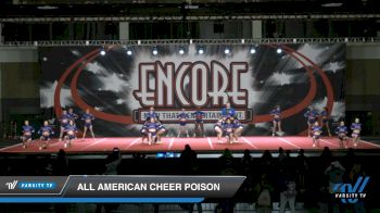 All American Cheer Poison [2021 L4.2 Senior Coed - D2 Day 2] 2021 Encore Championships: Charlotte Area DI & DII