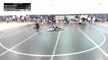 75 lbs Round Of 32 - Brek Alexander, IL vs Kayden Miller, OH