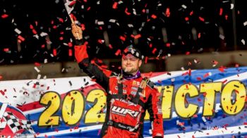 Hudson O'Neal Reacts After Cowboy Classic Win At Lucas Oil Speedway
