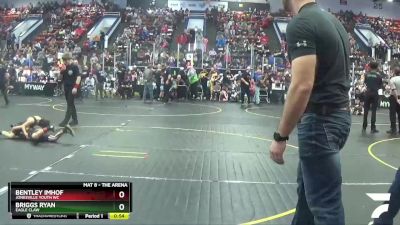 67 lbs Cons. Semi - Bentley Imhof, Jonesville Youth WC vs Briggs Ryan, Eagle Claw