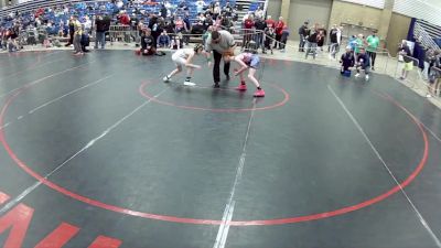 12U Boys - 86 lbs Quarters - Abel Rusk, South Central Punisher Wrestling vs Casey Harris, Contenders Wrestling Academy