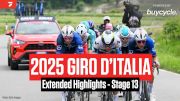 Watch In Canada: 2025 Giro d'Italia Stage 13 Extended Highlights