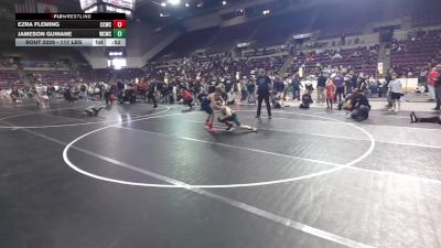 117 lbs Cons. Semis - Ezra Fleming, Canon City Wrestling Club vs Jameson Guinane, Wrecking Crew Wrestling Club