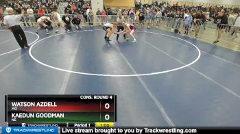 132 lbs Cons. Round 4 - Kaedun Goodman, NE vs Watson Azdell, MO