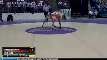 141 lbs Semifinal - Jake Dado, University Of The Ozarks (Arkansas) vs Zayren Terukina, Wartburg College