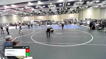 150 lbs Round Of 32 - Ely Gutierrez, NM Bad Boyz vs Trevor Wilcox, Gold Rush Wr Ac