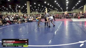 150 lbs Round 1 (32 Team) - Evan Dishman, Florida Pitbulls vs Art Vanderpool, Patriots WC Green
