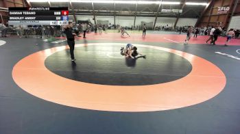 121B lbs Semifinal - Damian Tebano, Hammer Wrestling Club vs Bradley Ament, Xavier