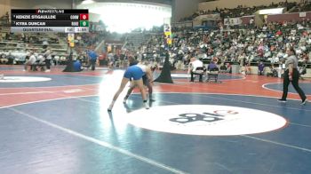 6A 135 lbs Quarterfinal - Kyra Duncan, Rogers vs Kenzie Stigaullde, Conway