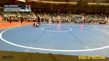 49 lbs 2nd Place - Noah Archibeque, Top Rank Hammers vs Christopher Moreno, Reign WC