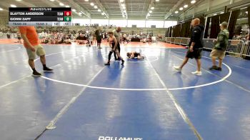 80 lbs Rr Rnd 3 - Slayton Anderson, Team Barracuda Elem vs Gionni Zapf, Team RJN Green