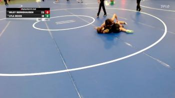 92-100 lbs 3rd Place Match - Miley Bernshausen, 2TG vs Lyla Moos, Hinton Mathawks