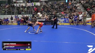 106 lbs Semifinal - Maysen Perkins, MO vs Jaxsen Bailey, CT