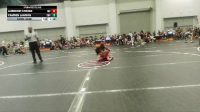 75 lbs Cons. Semi - Camden Lawson, Sanderson Wrestling Club vs Aubreigh Chavez, Icon Wrestling Club