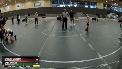 80 lbs Round 5 (6 Team) - Wesley Vincent, Warhawks Wrestling vs Cael Savage, SouthWest Elite