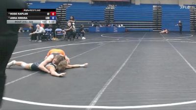 124 lbs Semifinal - Anna Krejsa, Life University vs Rose Kaplan, Indiana Tech