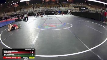 84 lbs Round 1 - Bo Strader, Fl Scorpions Wrestling Club vs Logan Quiroga, Sunshine RTC