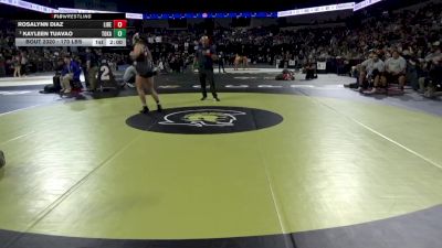 170 lbs Round Of 16 - Rosalynn Diaz, Liberty (NC) vs Kayleen Tuavao, Tokay (SJ)