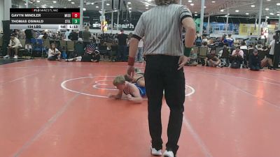 134 lbs Rr Rnd 2 - Gavyn Mindler, Misdirection - HSC vs Thomas Oswald, Steller Trained Maul - HSC
