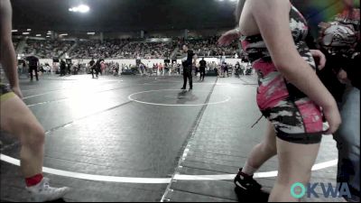125 lbs Round Of 32 - Jordan Allison, Glenpool vs Nevaeh Cossio, OKC Saints Wrestling