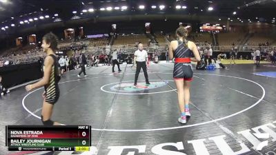 125 lbs Round 3 - Nova Estrada, Daughters Of Zion vs Bailey Journigan, Attack Wrestling Club