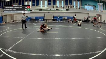 113 lbs 1st Place Match - Kevin Mclean, Flagler Wrestling Club vs Shawnley Clervoyant, Cowboy Wrestling