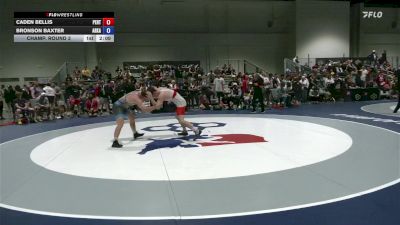 74 lbs Champ. Round 3 - Caden Bellis, Pennsylvania RTC vs Bronson Baxter, Arkansas