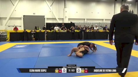Elena Marie Sieple vs Jaqueline De Fatima Lima 2025 World IBJJF Jiu-Jitsu No-Gi Championship