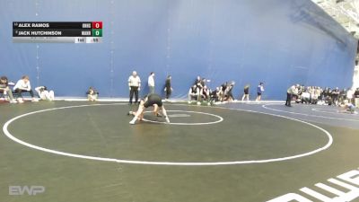 126 lbs Cons. Semi - Jack Hutchinson, Manhattan vs Alex Ramos, Olathe North
