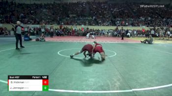 4A-132 lbs 1st Place Match - Beau Hickman, Tuttle vs Josey Jernegan, Skiatook